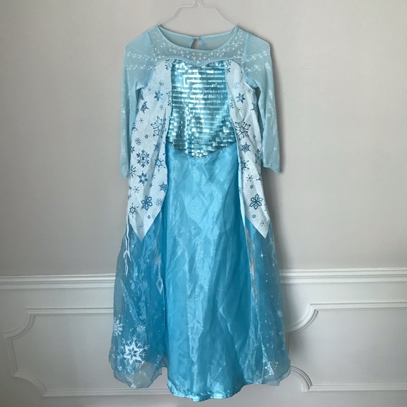 Disney Other - SOLD: Frozen Elsa Dress Costume Girls 7/8